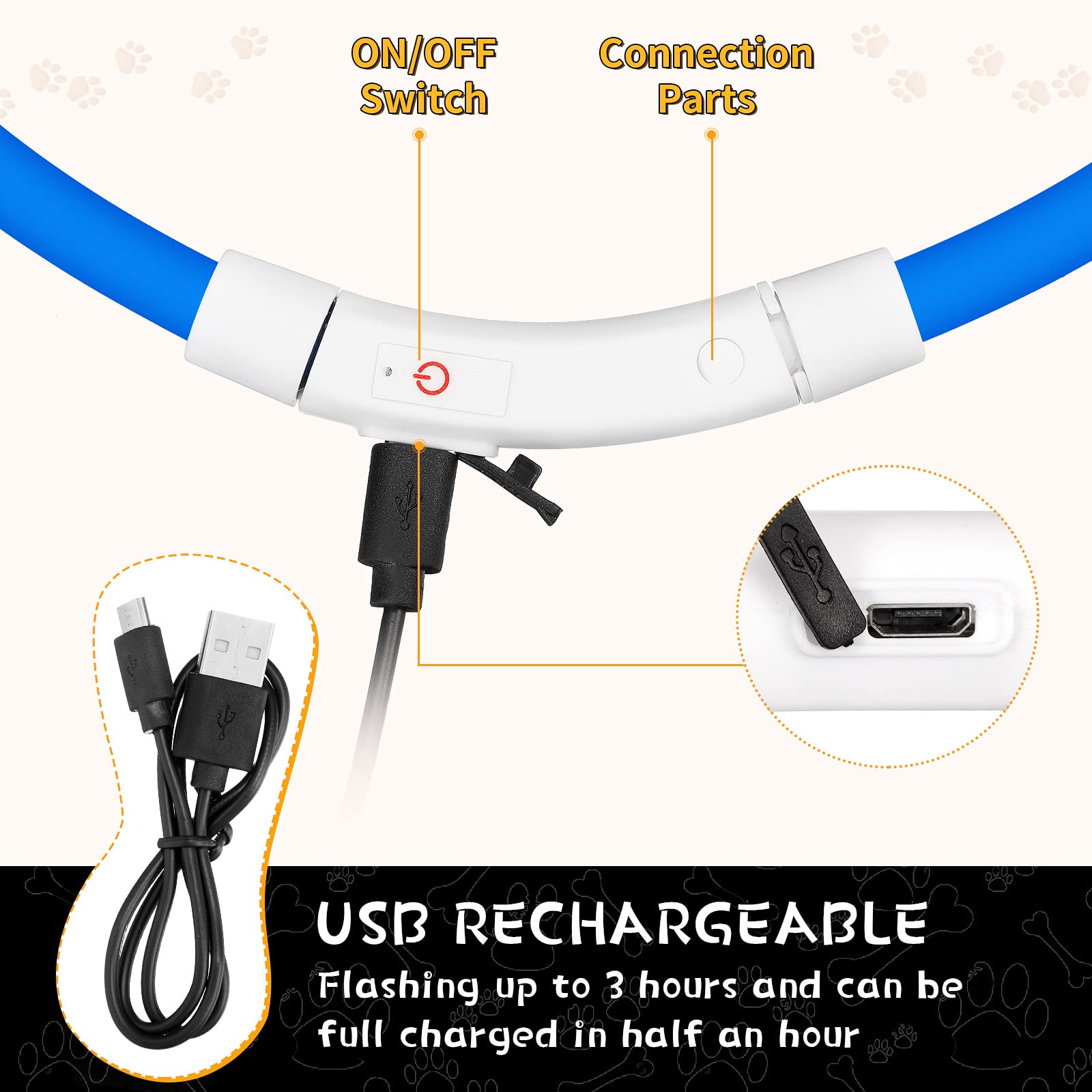 Silikon LED Köpek Tasması Şarj - Tech Dog Accessories incelemesi ve fiyatı