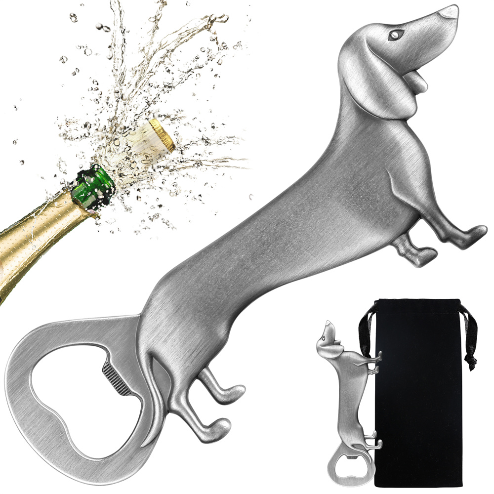 Dachshund şişe açacağı Bira He - Tech Dog Accessories incelemesi ve fiyatı