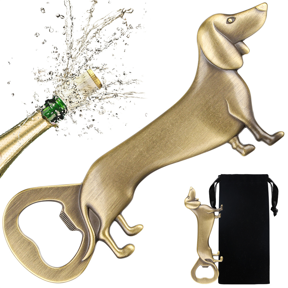 Dachshund şişe açacağı Bira He - Tech Dog Accessories incelemesi ve fiyatı